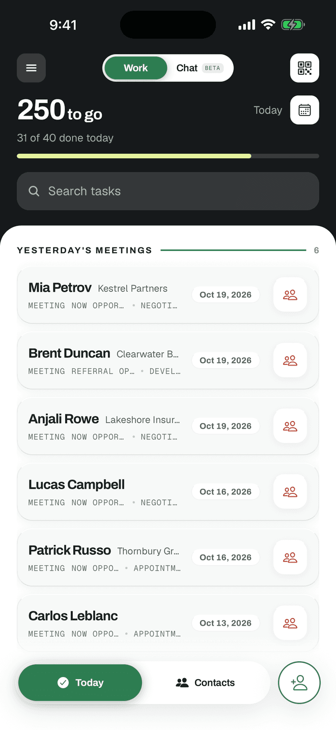 The Booked55 app on a phone